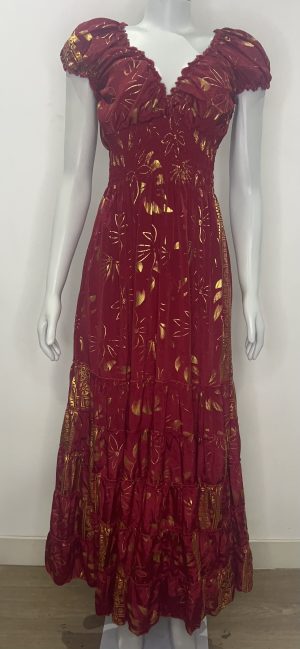 Vestido longo indiano tamanho M