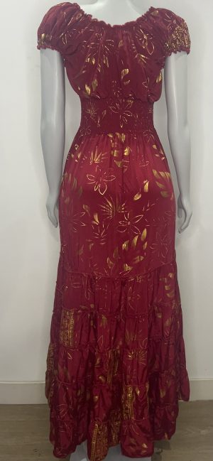 Vestido longo indiano tamanho M