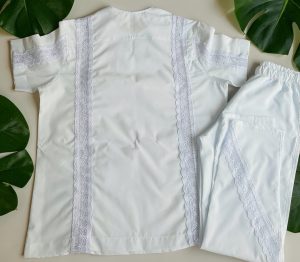 Roupa branca masculina calça e camisa